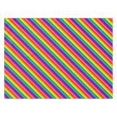 Rainbow Gay Pride LGBT Original 8 Stripes Flag Tafelkleed (Voorkant (Horizontaal))