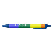 Rainbow Gay Pride LHBT gepersonaliseerd Zwarte Inkt Pen (Bodem)