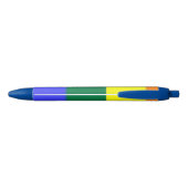 Rainbow Gay Pride LHBT gepersonaliseerd Zwarte Inkt Pen (Achterkant)