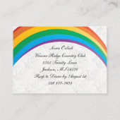 Rainbow Gay Wedding - Receptie Informatiekaartje (Achterkant)