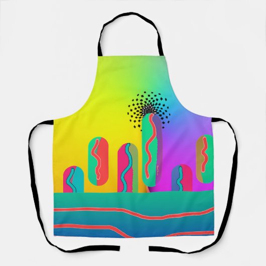 Rainbow Geo Bold Medium Schort (Voorkant)