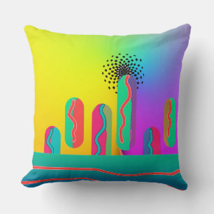 Rainbow Geo Spectacular Print Kussen