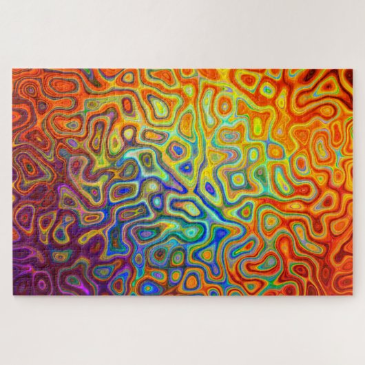 Rainbow Geode Puzzle (Horizontal)