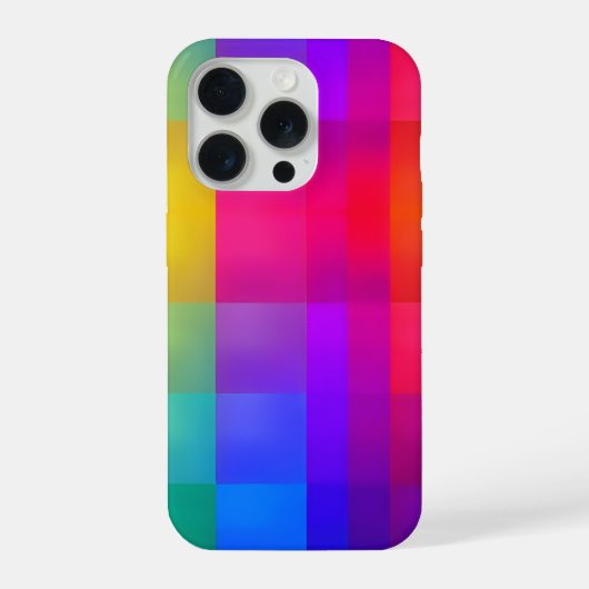 Rainbow Geometric Abstract Gradient Design (Verso)
