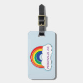 RAINBOW | gepersonaliseerd bagagelabel (Voorkant verticaal)