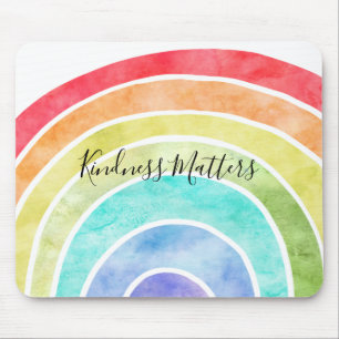 Rainbow gepersonaliseerd inspirerend quote muismat