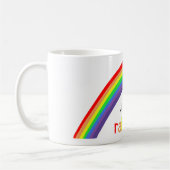 Rainbow - gepersonaliseerd, jouw naam koffiemok (Links)