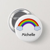 Rainbow Gepersonaliseerd Ronde Button 5,7 Cm (Voorkant /achterkant)