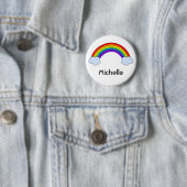 Rainbow Gepersonaliseerd Ronde Button 5,7 Cm (In situ)