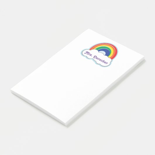 RAINBOW | gepersonaliseerde posten Post-it® Notes (Schuin)