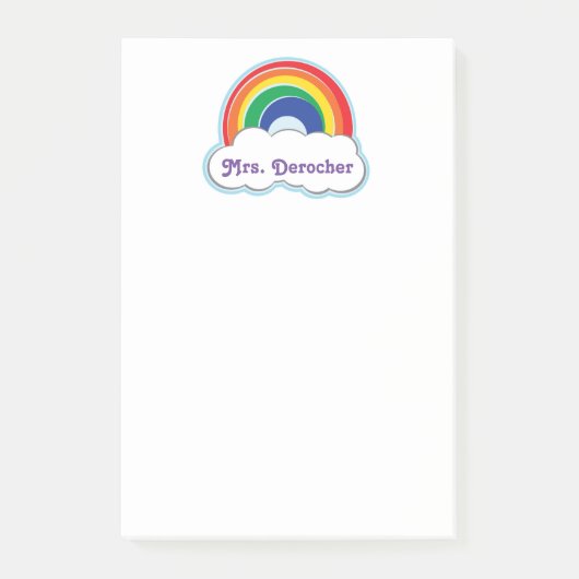 RAINBOW | gepersonaliseerde posten Post-it® Notes (Voorkant)