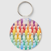 Rainbow Ghosts Sleutelhanger (Voorkant)