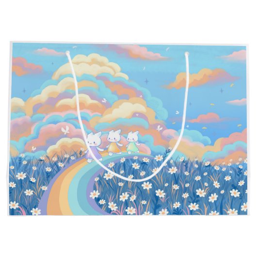 Rainbow Gift Bags Groot Cadeauzakje (Achterkant)