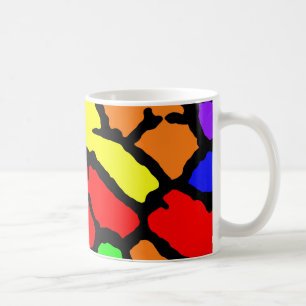Rainbow-Giraffe afdrukken Koffiemok
