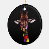Rainbow Giraffe Ornament (Links)