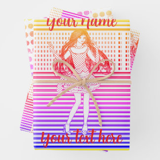 Rainbow girlfriend inpakpapier vel