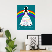 Rainbow Girls, Masonic Custom Poster Wall Art Cade (Bureau à domicile)