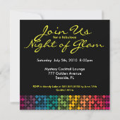 Rainbow Glam Uitnodiging (Achterkant)