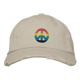 Rainbow GLBT Peace Sign Pet