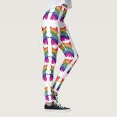 Rainbow Glitter Cat Pattern Leggings (Rechts)