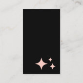 Rainbow Glitter Cleaning Service Housekeeper Contactkaartje (Achterkant)