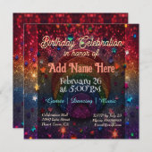 Rainbow Glitter Kaart (Voorkant / Achterkant)