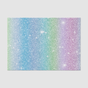 Rainbow Glitter Kijk Pastels Tissuepapier