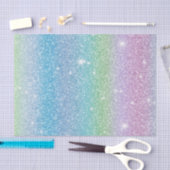 Rainbow Glitter Kijk Pastels Tissuepapier (Craft)