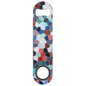 Rainbow Glitter Mosaic No. 02 Speed Flessenopener (Achterkant)