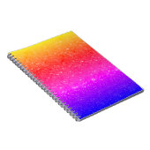 Rainbow Glitter notitieboek (Rechterzijde)