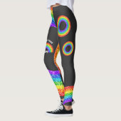 Rainbow Glitter Pride LGBT zijn jouw ware kleuren Leggings (Links)