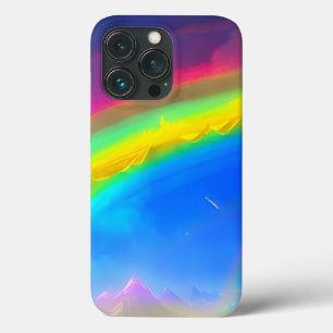Rainbow Glow Sky iPhone 13 Pro Hoesje