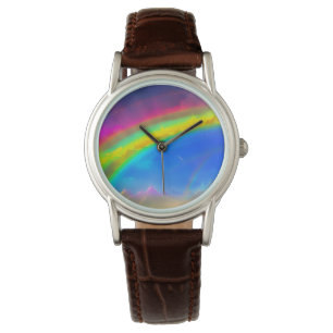Rainbow Glow Sky Horloge