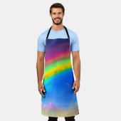 Rainbow Glow Sky Schort (Gedragen)