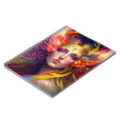 Rainbow Goddess Fantasy Art Notitieboek (Linkerzijde)
