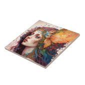 Rainbow Goddess Fantasy Art Tegeltje (Zijkant)