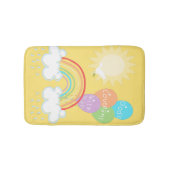 Rainbow God's convenant | Sun Dove Olive-ballonnen Badmat (Voorkant)