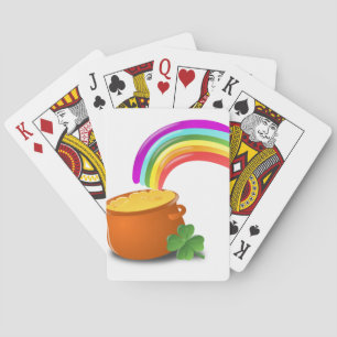 Rainbow Gold Pot Lucky Irish Sky Ierland Pokerkaarten