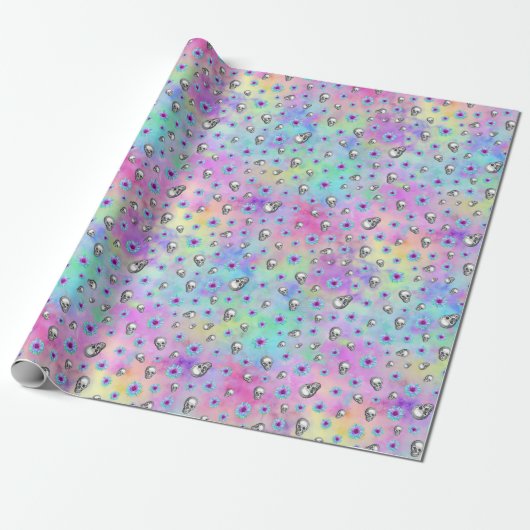 RAINBOW GOTHIC WRAPPING PAPIER (Uitgerold)