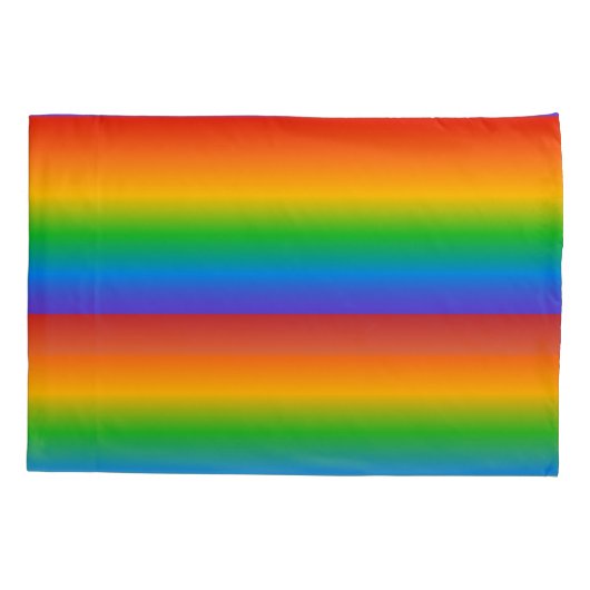 Rainbow gradient colors kussensloop (Achterkant)