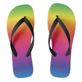 Rainbow Gradient Gay Pride Teenslippers (Voetbed)