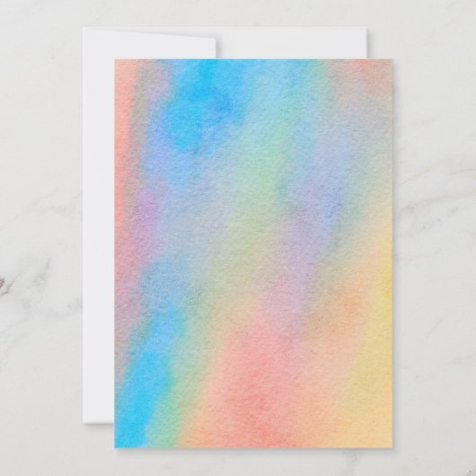 Rainbow Gradient Noël Carte photo (Dos)