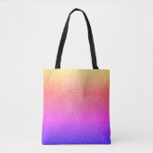Rainbow Gradient Textured Look Modern Draagtas (Voorkant)