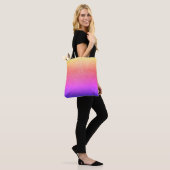 Rainbow Gradient Textured Look Modern Draagtas (Op model)