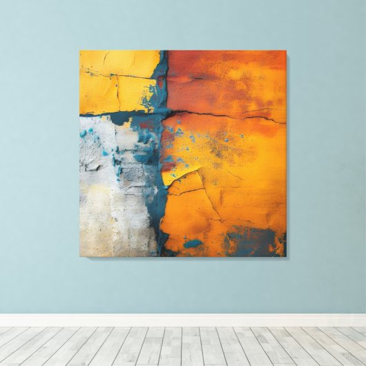 Rainbow Granite Canvas Art Afdruk (Insitu (Houten vloer))