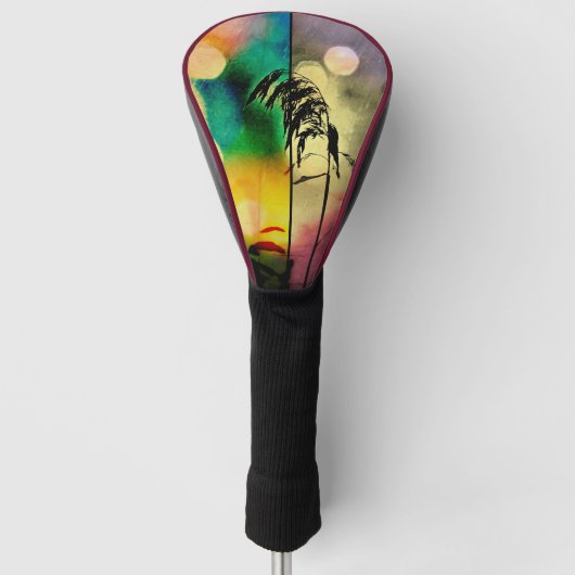 Rainbow Grass Drama Golfheadcover (Voorkant)