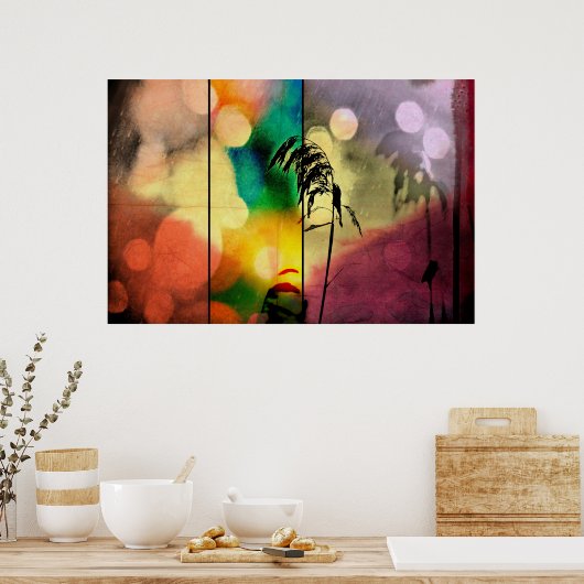 Rainbow Grass Drama Poster (Keuken)