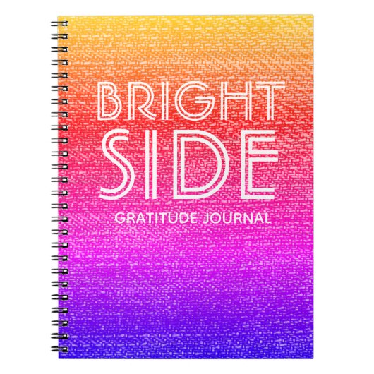 Rainbow Gratitude Journal Notitieboek (Voorkant)