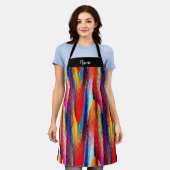 Rainbow Grunge Schort (Gedragen)