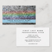 Rainbow Grunge Visitekaartje (Voorkant / Achterkant)